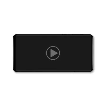 Mobile video player Stock Illustration