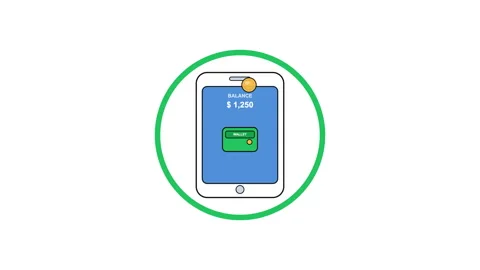 Mobile Wallet Top Up Ring Stock Footage 339140787