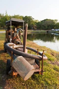 Mobile water pump Stock Photos