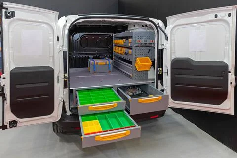 Mobile Workshop Van Stock Photos