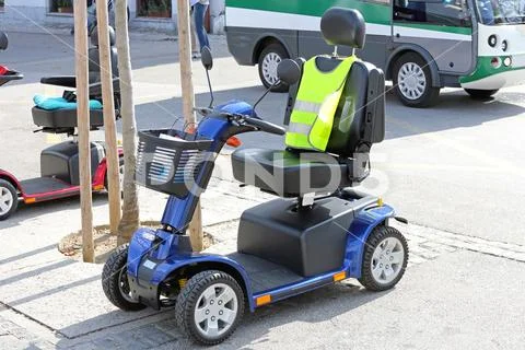 Mobility Electric Scooter Stock Photos