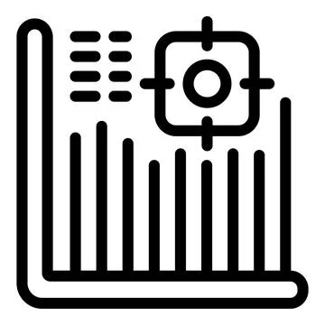 Mobility governance icon outline vector. Traffic supervision Illustrazione stock