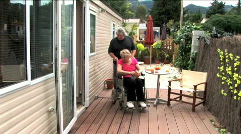 Mobility on holiday Stock Footage 347661