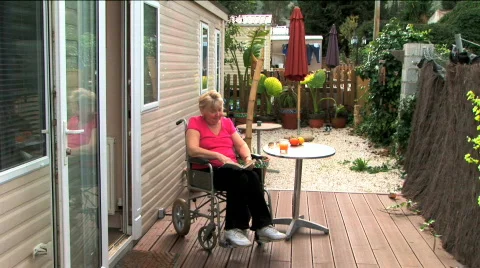 Mobility on holiday Stock Footage 347681