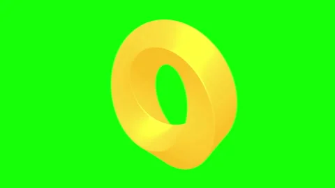 Mobius strip ring sacred geometry. Spatial figure with upturned surfaces Stock Footage 263337005