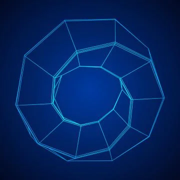 Mobius strip ring sacred geometry イラスト素材