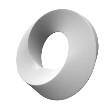 Mobius strip ring sacred geometry 스톡 일러스트