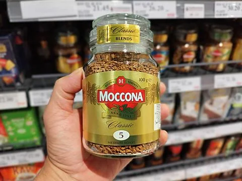 Moccona classic 5 blends medium roast 100g Stock Photos