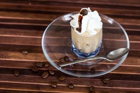 Mocha cream Stock Photos