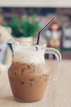 Mocha iced coffee Foto stock