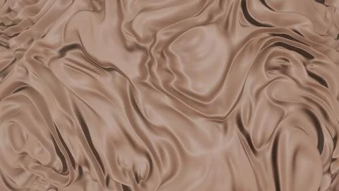 Mocha Mousse Satin Fabric with Elegant Folds Ilustración de archivo
