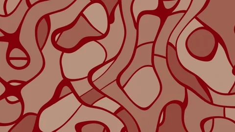 Mocha Silk Waves  Looping Texture Animation Stock Footage 304958427