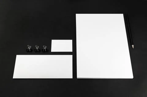Mock-up for branding identity Stock Photos