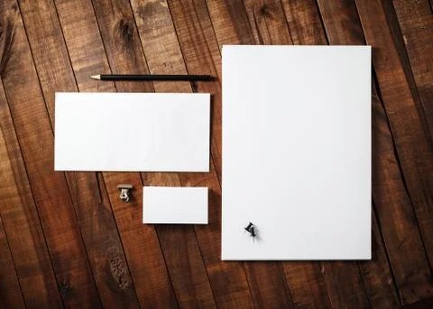 Mock-up for branding identity Stock Photos