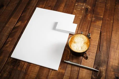 Mock-up for branding identity Stock Photos