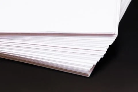 Mock up, a bundle of white paper Foto stock