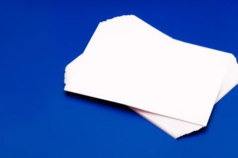 Mock up, a bundle of white paper Stock Photos