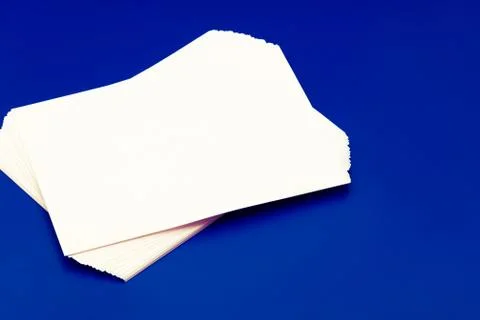 Mock up, a bundle of white paper Stock Photos