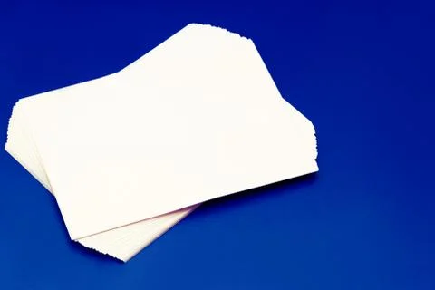 Mock up, a bundle of white paper Stock Photos