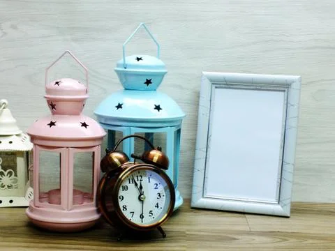 Mock up frame home decor Stock Photos