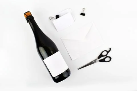 Mock up objects New Year's mood Stock Photos