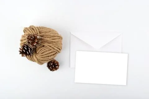 Mock up objects New Year's mood Foto stock