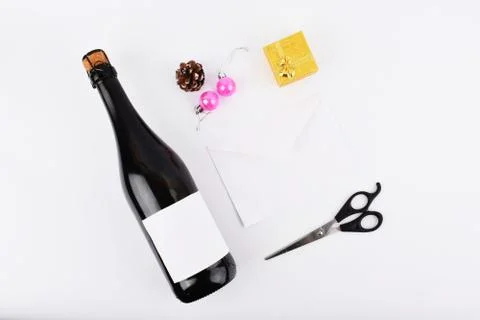 Mock up objects New Year's mood Foto stock