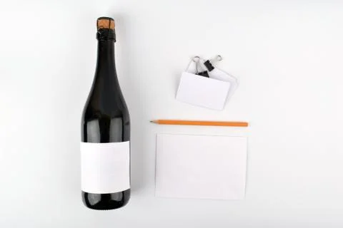 Mock up objects New Year's mood Stock Photos