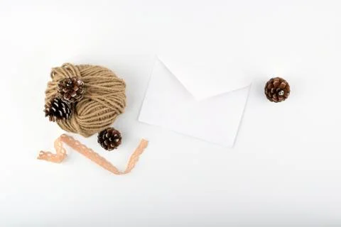 Mock up objects New Year's mood Foto stock