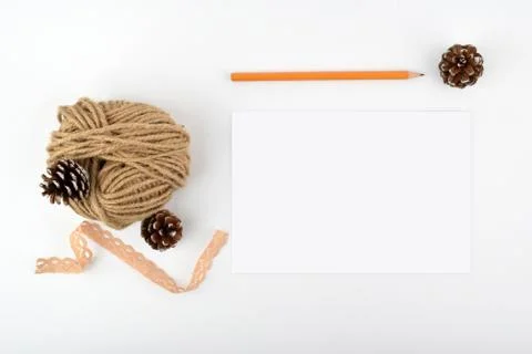 Mock up objects New Year's mood Foto stock
