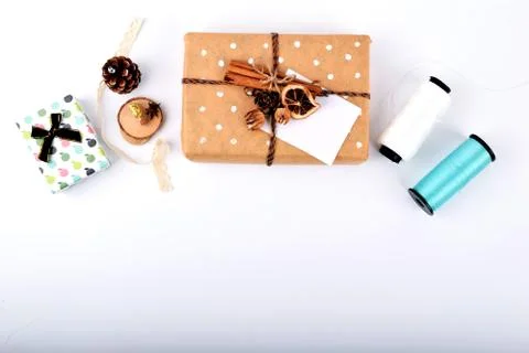 Mock up objects New Year's mood Foto stock