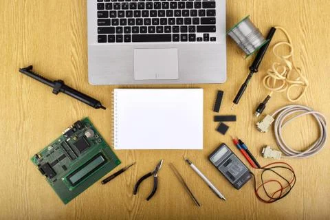 Mock up objects such as industrial controllers Foto stock