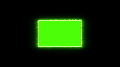 Mock up podium for product presentation rectangle neon light Stock Illustration