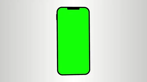 Mock up smartphone green screen Stock Footage 277346154