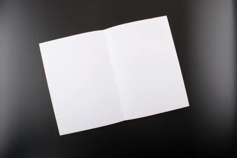 Mock ups on the black background. Templates blank paper Foto stock