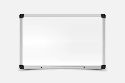 Mock-up White Board isolated on light background. Flat vector illustration EP 스톡 일러스트