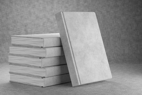 Mock up of a white notepad on a light background. Notepads are stacked. Blank Stock Illustration