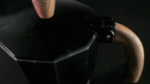 Mockapot coffee tools Stock Footage 291898858