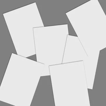 Mockup A4, A5 paper Stock Illustration