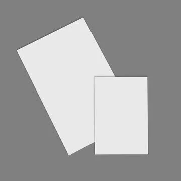 Mockup A4, A5 paper Stock Illustration