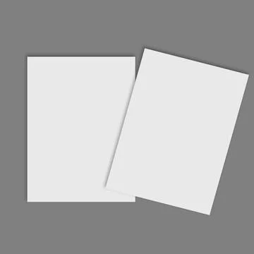 Mockup A4, A5 paper Stock Illustration