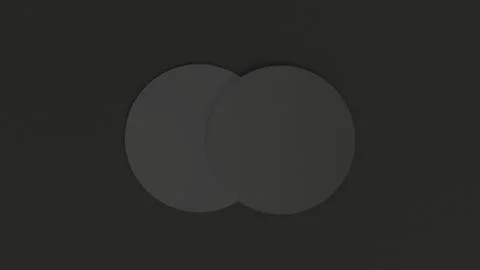 Mockup of blank black round beer coasters Stock Illustration