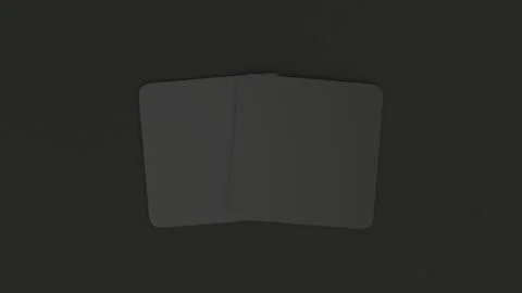 Mockup of blank black square beer coasters Illustrazione stock
