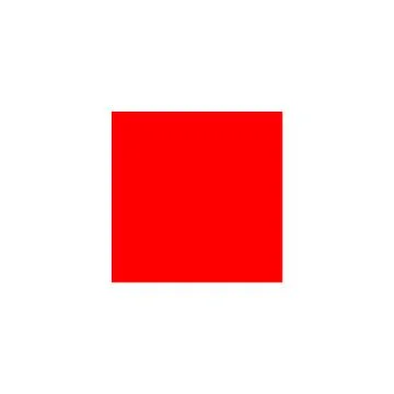 Mockup of blank square red icon. Template vector illustration for design. Stock Illustration