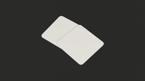Mockup of blank white square beer coasters Stockillustratie