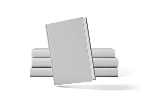 Mockup of books isolated from the background Stock Illustration