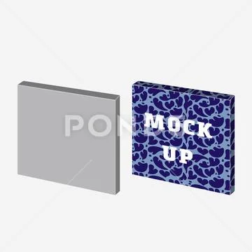 MOCKUP BOX EASY CREATE YOUR DESIGN Modello PSD
