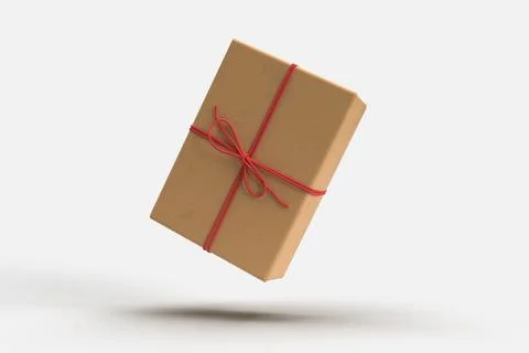 Mockup of box gift Stock Photos