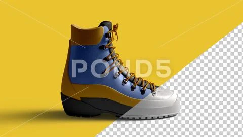 Mockup of colored tennis in the mustard scenario Modello PSD