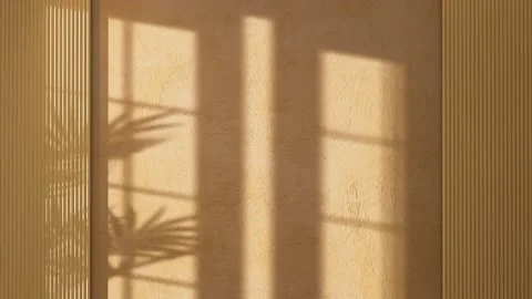 Mockup decorates wall paint background Stock Footage 208070593